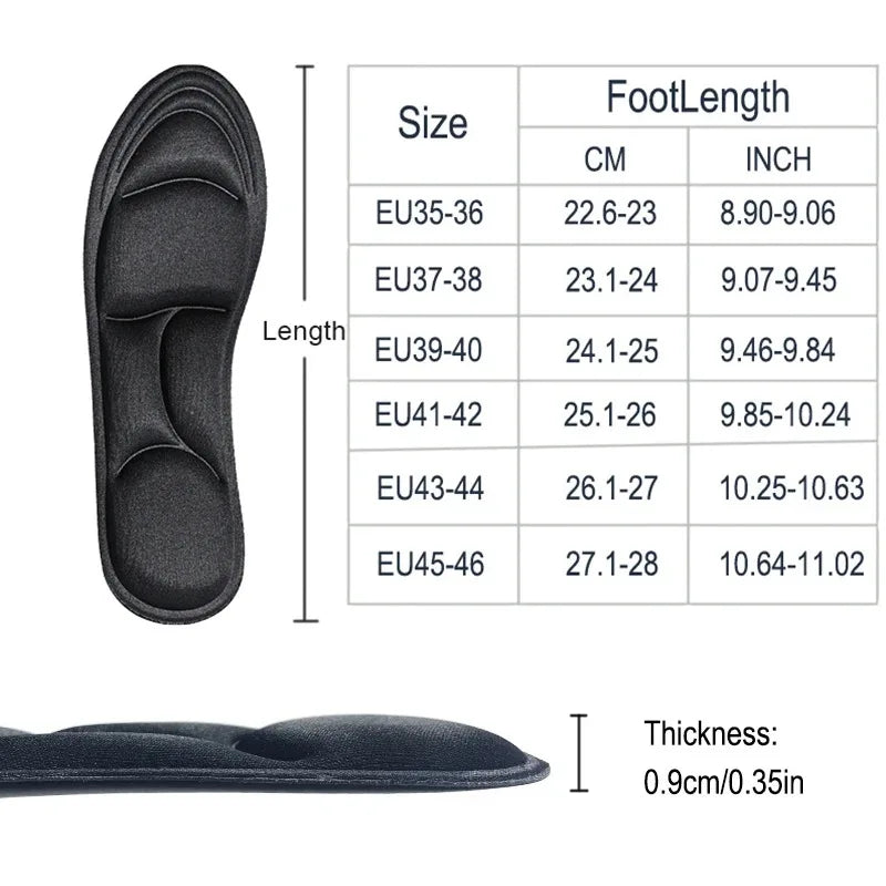 5D Memory Foam Massage Insoles