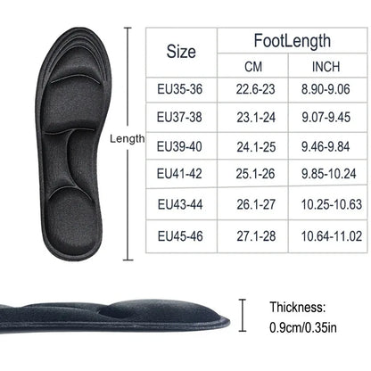 5D Memory Foam Massage Insoles